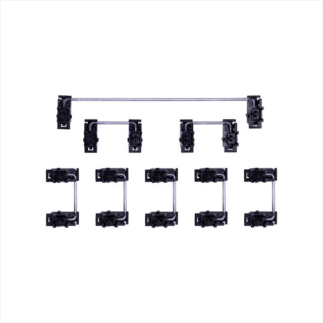 Designer Studio プレートマウント スタビライザー 6．25u ルブ済み ブラック