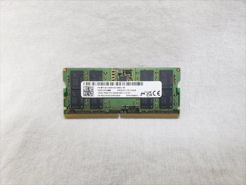 262Pin 5600(PC5-44800) 16GB DDR5 S.O.DIMM 各サイトで併売につき売切れのさいはご容赦願います。