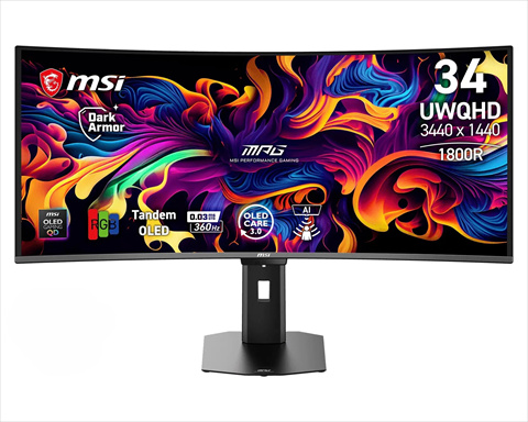 MPG-341CQR-QD-OLED-X36 4月30日発売