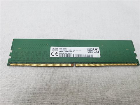 PC5-38400(DDR5 4800) 16GB /バルク 各サイトで併売につき売切れのさいはご容赦願います。