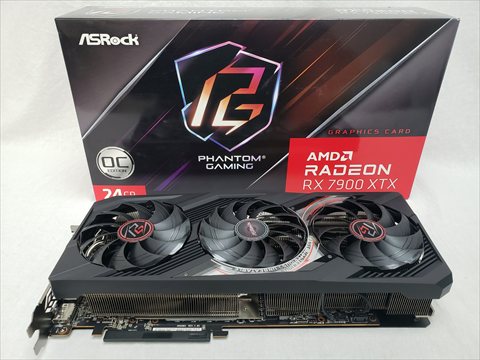 Radeon RX 7900 XTX Phantom Gaming 24GB OC /RX7900XTX PG 24GO 各サイトで併売につき売切れのさいはご容赦願います。