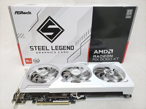 Radeon RX 9060 XT Steel Legend 16GB OC /RX9060XT SL 16GO 各サイトで併売につき売切れのさいはご容赦願います。