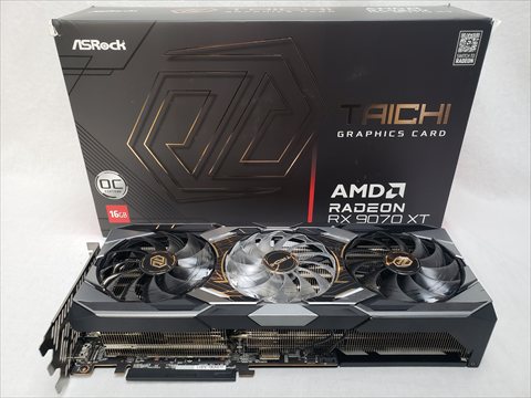 RX 9070 XT Taichi 16GB OC (RX9070XT TC 16GO) 各サイトで併売につき売切れのさいはご容赦願います。