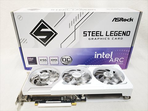 Intel Arc B580 Steel Legend 12GB OC (B580 SL 12GO) 各サイトで併売につき売切れのさいはご容赦願います。
