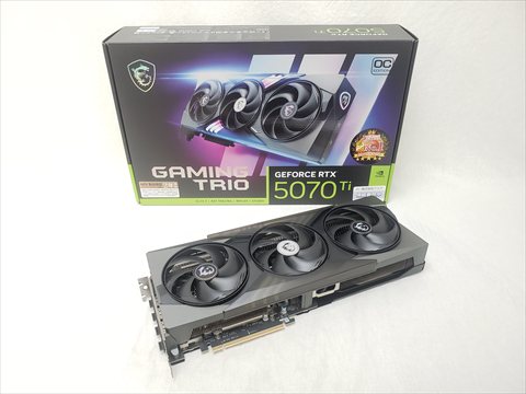 [保証確認] GeForce RTX 5070 Ti 16G GAMING TRIO OC PLUS 各サイトで併売につき売切れのさいはご容赦願います。
