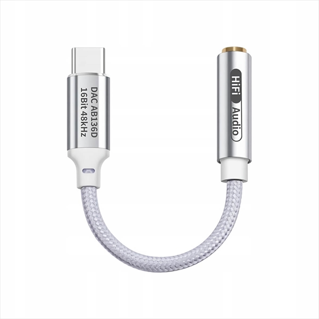 HDX-DAC1SL φ3.5mmオーディオ変換アダプタ シルバー