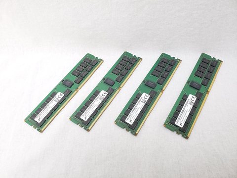 PC4-21300(DDR4 2666) 32GB x4 Registered ECC [MTA36ASF4G72PZ-2G6E1] 各サイトで併売につき売切れのさいはご容赦願います。