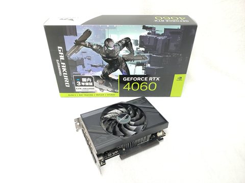 GG-RTX4060-E8GB/SF 各サイトで併売につき売切れのさいはご容赦願います。