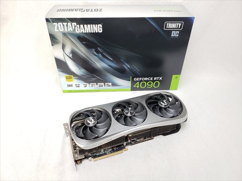 [保証確認] ZTRTX4090TRINITYOC/ZT-D40900J-10P ZOTAC GAMING GeForce RTX 4090 Trinity OC 各サイトで併売につき売切れのさいはご容赦願います。