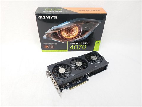 GV-N4070WF3OC-12GD 各サイトで併売につき売切れのさいはご容赦願います。