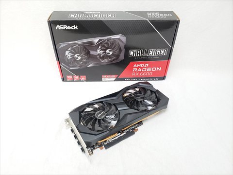 RX 6600 Challenger D 8GB (RX6600 CLD 8G) 各サイトで併売につき売切れのさいはご容赦願います。