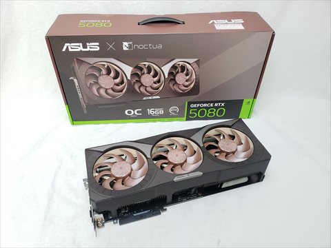 [保証確認] RTX5080-O16G-NOCTUA 各サイトで併売につき売切れのさいはご容赦願います。