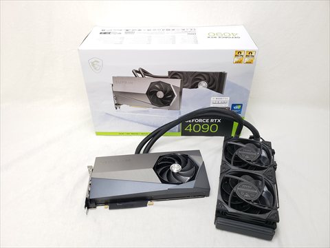 [保証確認] GeForce RTX 4090 SUPRIM LIQUID X 24G 各サイトで併売につき売切れのさいはご容赦願います。