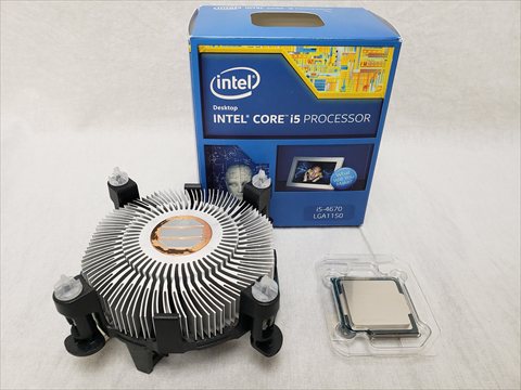 Core i5-4670 BOX (3.40GHz/ターボブースト時3.80GHz/4-core 4-thread/L2=256kB x4 L3=6MB/TDP84W) 各サイトで併売につき売切れのさいはご容赦願います。