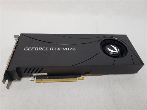 GEFORCE RTX2070 8GB GDDR6/ZT-T20700N-10B 各サイトで併売につき売切れのさいはご容赦願います。