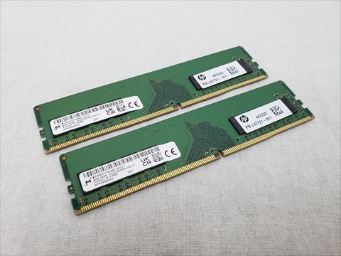 PC4-25600(DDR4 3200) 8GB x2 /バルク 各サイトで併売につき売切れのさいはご容赦願います。