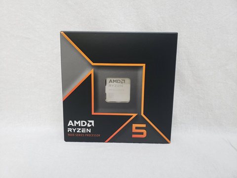 Ryzen5 9600X W/O Cooler (6C/12T、3.9GHz(最大5.4)、65W、L2+L3 Cache 38MB、Radeon Graphics) 各サイトで併売につき売切れのさいはご容赦願います。