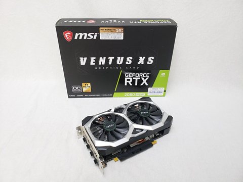 GeForce RTX 2060 SUPER VENTUS XS J OC 各サイトで併売につき売切れのさいはご容赦願います。