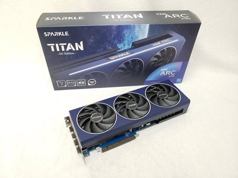 SA750T-8GOC SPARKLE Intel Arc A750 TITAN OC 8GB GDDR6 各サイトで併売につき売切れのさいはご容赦願います。