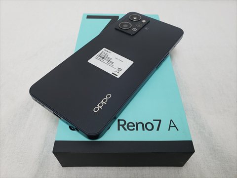 OPPO Reno7 A ブラック /CPH2353 ブラック 【国内版 SIMFREE】 各サイトで併売につき売切れのさいはご容赦願います。