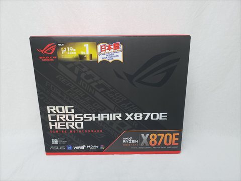 ROG CROSSHAIR X870E HERO 各サイトで併売につき売切れのさいはご容赦願います。
