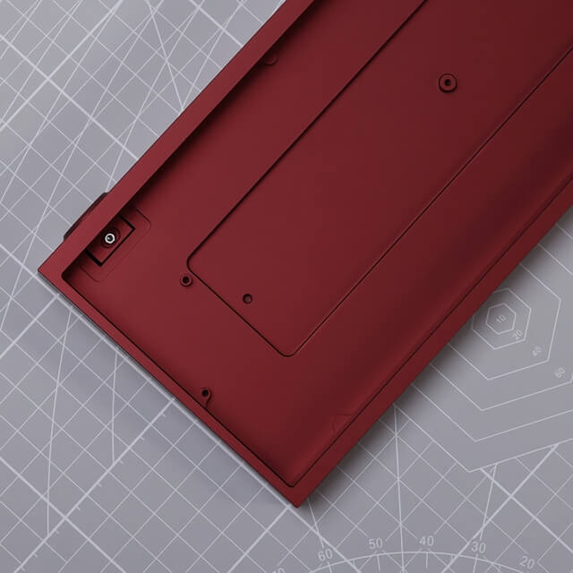 Tofu60 Redux Aluminum case Anodized Maroon