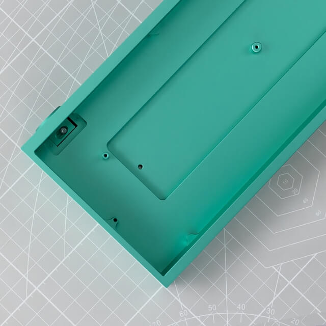 Tofu60 Redux Aluminum case Peacock Blue