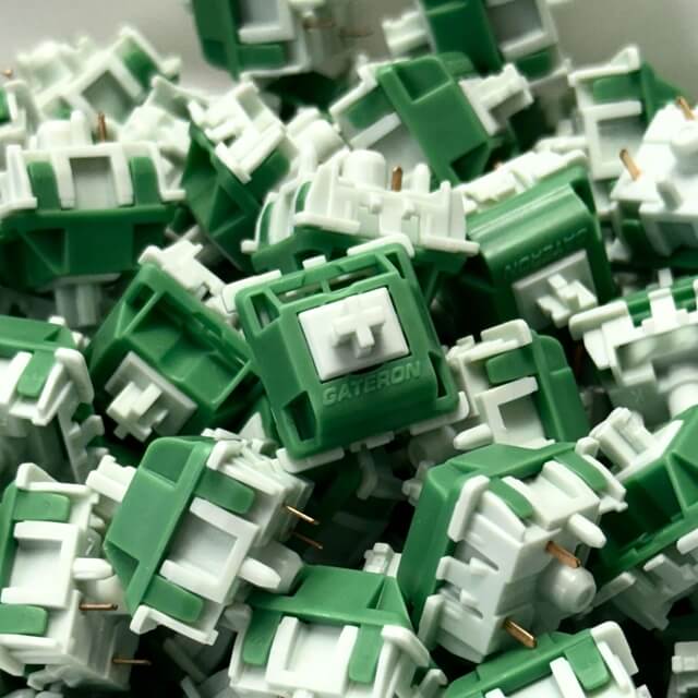 【35個】 Gateron Green Apple Switch ☆1個まで￥250クリックポスト対応可能！