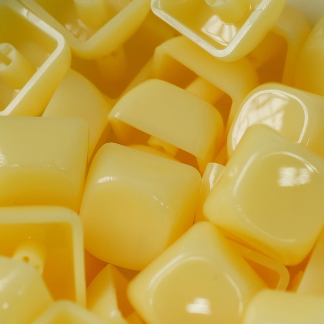 【1個】 Candy Colored Blank Keycaps Yellow