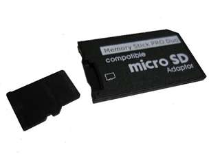 【クリックで詳細表示】microSD→MS ProDuo ゲーム用アダプタ (microSD→MS Pro Duo)