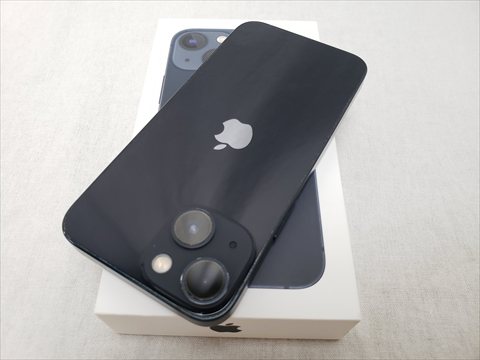 iPhone13 mini 128GB ミッドナイト /MLJC3J/A 【楽天版 SIMFREE】 各サイトで併売につき売切れのさいはご容赦願います。