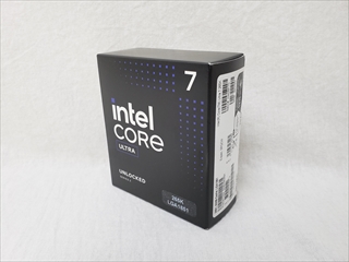 Core Ultra 7 265K BOX (3.9(5.4)/3.3(4.6)GHz/20(8+12)コア 20スレッド/スマートキャッシュ(L3)30MB/トータルL2キャッシュ36MB) 各サイトで併売につき売切れのさいはご容赦願います。