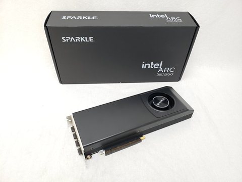 Intel Arc Pro B60 24GB Blower　(SBP60W-24G) 各サイトで併売につき売切れのさいはご容赦願います。