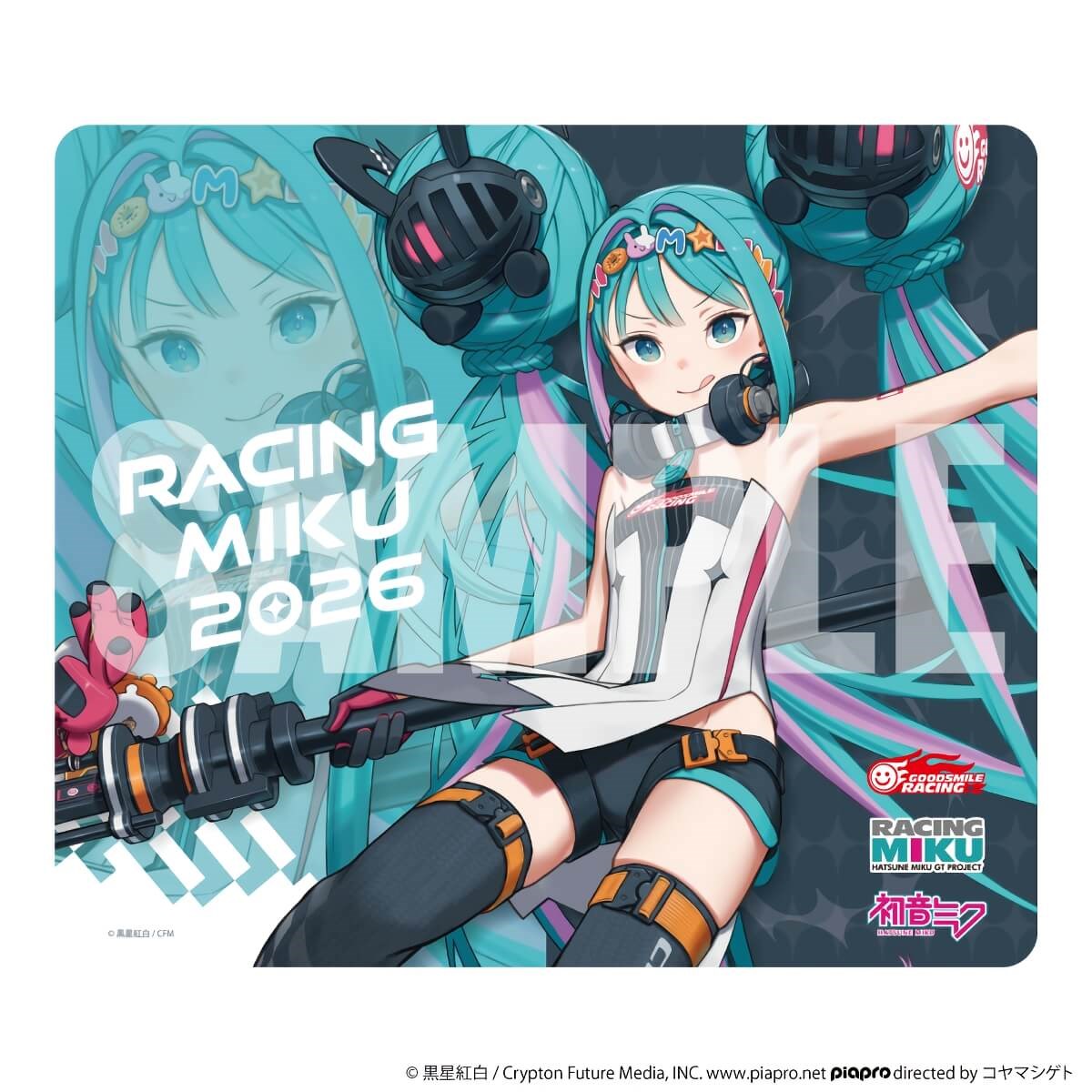 ゲーミングマウスパッド レーシングミク 2026Ver． ET-RM01 7月3日発売