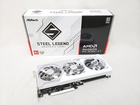 Radeon RX 9060 XT Steel Legend 16GB OC /RX9060XT SL 16GO 各サイトで併売につき売切れのさいはご容赦願います。