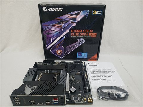 B760M AORUS ELITE DDR4 GEN5 各サイトで併売につき売切れのさいはご容赦願います。