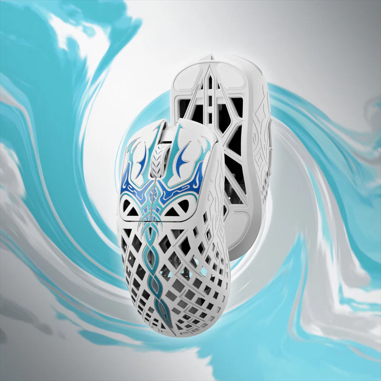 Waizowl TRIAINA Riptide(白×青) Waizowl Triaina RIPTIDE White | マウス | ゲーミングデバイス