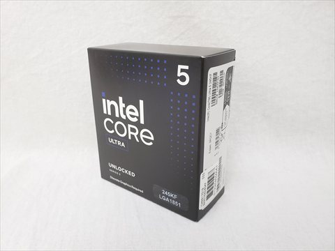 Core Ultra 5 245KF BOX (4.2(5.2)/3.6(4.6)GHz/14(6+8)コア 14スレッド/スマートキャッシュ(L3)24MB/トータルL2キャッシュ26MB) 各サイトで併売につき売切れのさいはご容赦願います。