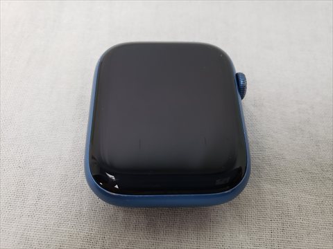 Apple Watch Series7 GPS 45mm ブルーアルミニウム/スポーツバンド MKNR3J/A 各サイトで併売につき売切れのさいはご容赦願います。