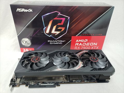 Radeon RX 7900 XTX Phantom Gaming 24GB OC /RX7900XTX PG 24GO 各サイトで併売につき売切れのさいはご容赦願います。
