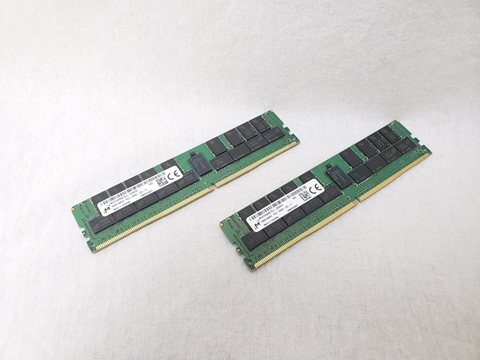 PC4-21300(DDR4 2666) 64GB x2 ECC LRDIMM [MTA72ASS8G72LZ-2G6B2] 各サイトで併売につき売切れのさいはご容赦願います。
