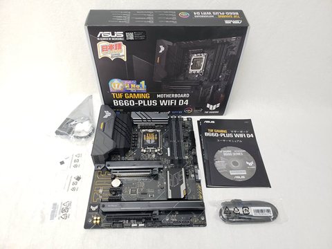 TUF GAMING B660-PLUS WIFI D4 各サイトで併売につき売切れのさいはご容赦願います。
