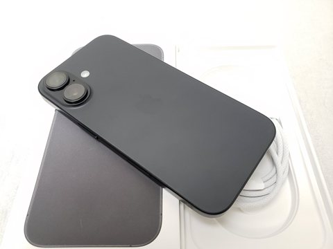 iPhone16 128GB ブラック /MYDQ3J/A 【国内版 SIMFREE】 各サイトで併売につき売切れのさいはご容赦願います。