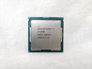 Core i7-9700 バルク (3.00GHz/ターボブースト時4.70GHz/8-core 8-thread/Total Cache 12MB/TDP65W/UHD Graphics 630) 各サイトで併売につき売切れのさいはご容赦願います。