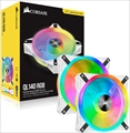 CO-9050106-WW (QL140 RGB White  Fan Kit ) ファン2台＋Lighting Node CORE同梱