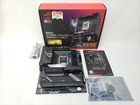 ROG STRIX X870E-E GAMING WIFI 各サイトで併売につき売切れのさいはご容赦願います。