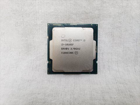 Core i3-10105F バルク (3.7GHz/Turbo Boost 4.4GHz/4コア 8スレッド/スマートキャッシュ6M/TDP65W) 各サイトで併売につき売切れのさいはご容赦願います。
