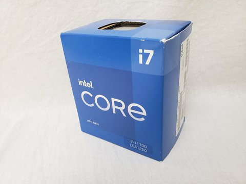 Corei7-11700 BOX (2.5GHz/Turbo Boost 4.8GHz/Turbo Boost Max 4.9GHz/8コア 16スレッド/スマートキャッシュ16M/TDP65W) 各サイトで併売につき売切れのさいはご容赦願います。