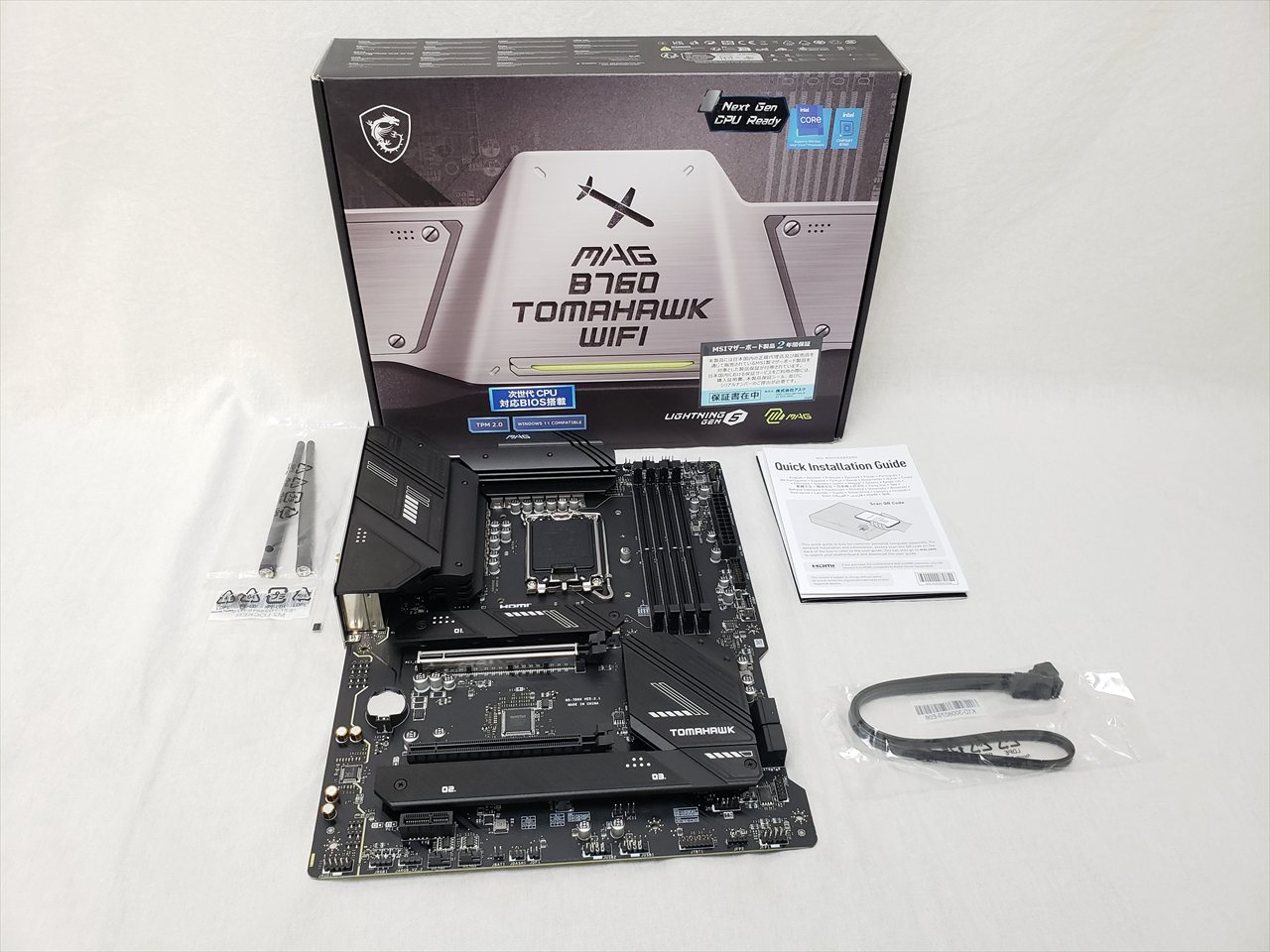 MAG B760 TOMAHAWK WIFI 各サイトで併売につき売切れのさいはご容赦