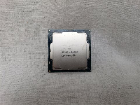 Core i7-7700K バルク (4.20GHz/ターボブースト時4.50GHz/4-core 8-thread/Total Cache 8MB/TDP91W/HD Graphics 630) 各サイトで併売につき売切れのさいはご容赦願います。